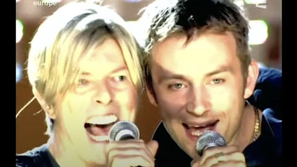 David Bowie and Damon Albarn