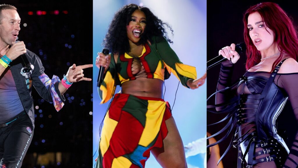 SZA, Coldplay, and Dua Lipa to Headline Glastonbury 2024