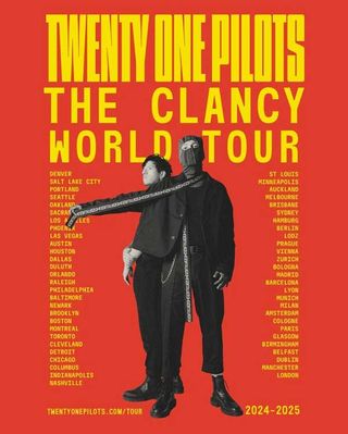 Twenty One Pilots tour poster