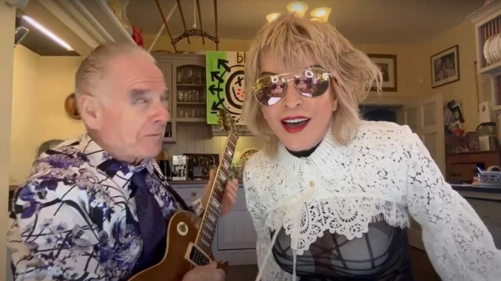 Toyah and Robert Fripp display no indicators of rising up on “aged version” of Blink 182’s Rising Up