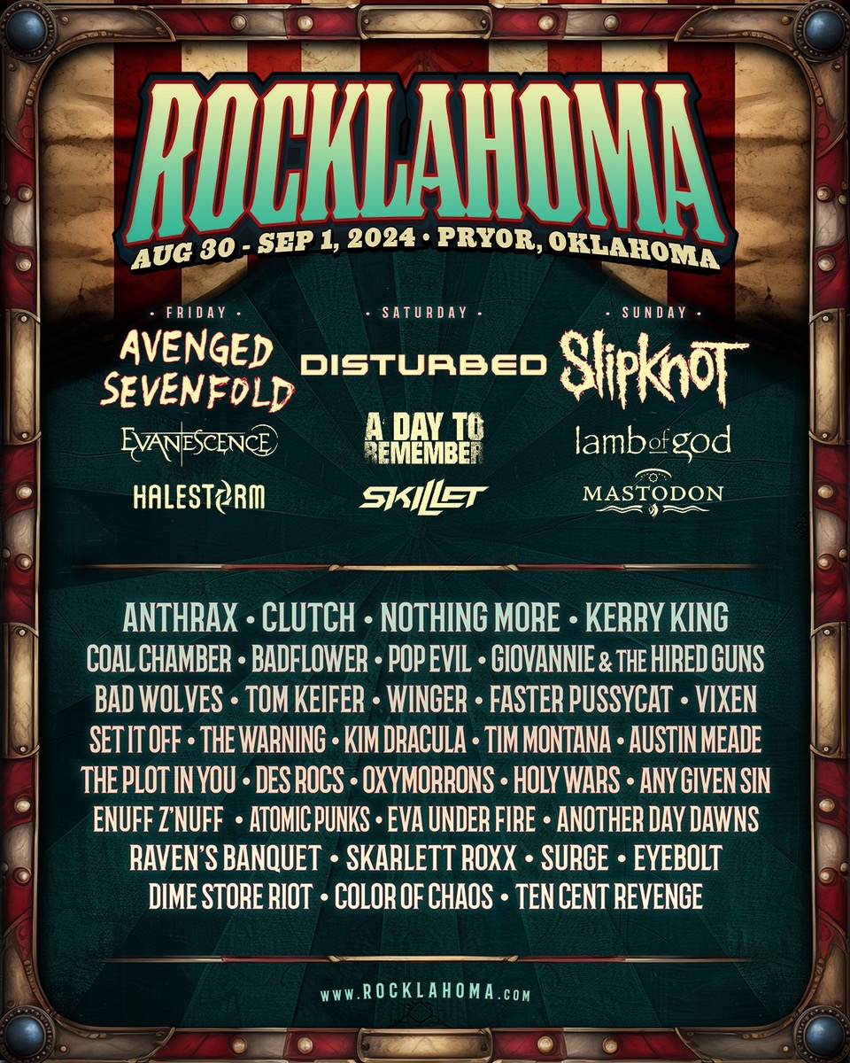 Rocklahoma 2024 poster