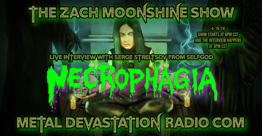 Necrophagia – Featured Interview & The Zach Moonshine Display – The Beast Necrophagia – Featured Interview & The Zach Moonshine Display – The Beast