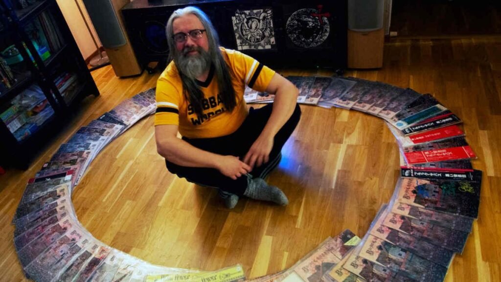 Meet the doom steel legend who obsessively collects vinyl variations of Black Sabbath‘s debut album