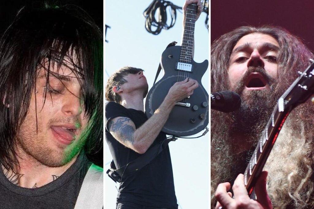 The ten Biggest Guitar Gods of Emo
