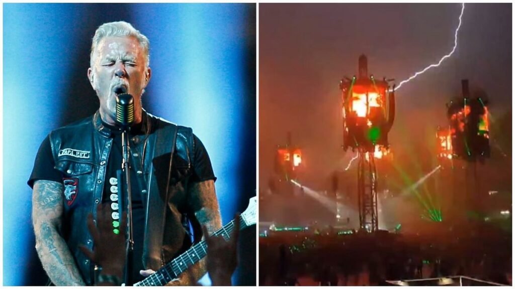 Trip the lightning! Watch Metallica get upstaged through a lightning strike all over Grasp Of Puppets on the opening display on their newest excursion