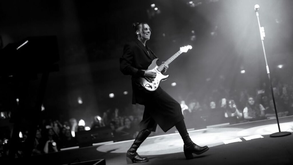 “Their evolution from anthemic, synthy post-hardcore heroes to slick alt-pop system is laid naked.” Pvris display few indicators of taking a look backwards as they bewitch London’s Troxy