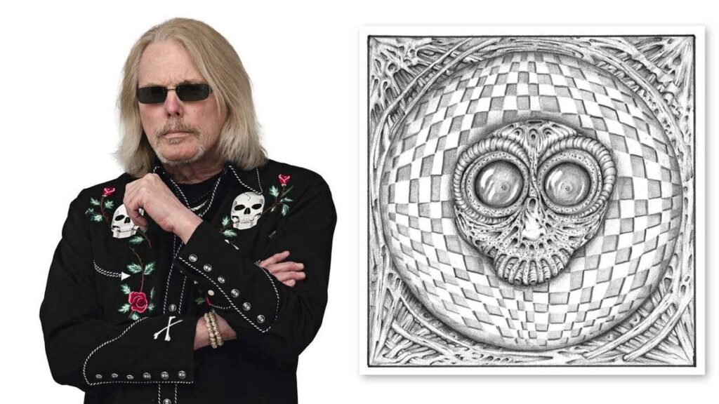 For years Skinny Lizzy’s Scott Gorham stored his artwork secret, however all is now printed