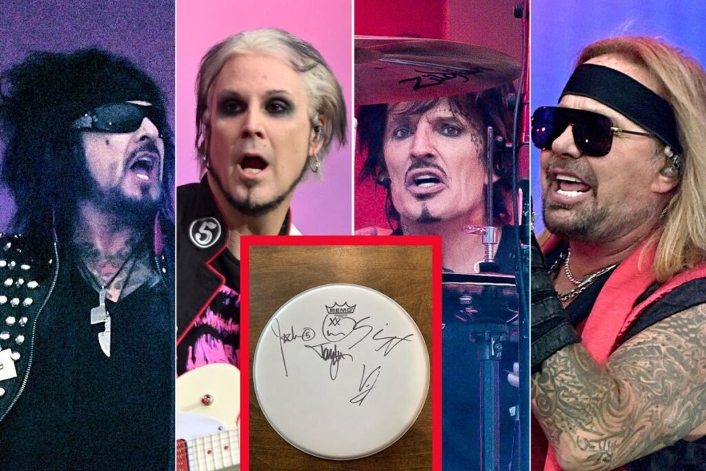 Win a Signed Motley Crue Drumhead! Win a Signed Motley Crue Drumhead!