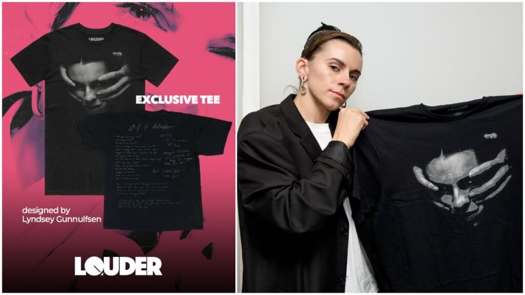 Order your unique Louder x Pvris t-shirt designed via Lyndsey Gunnulfsen