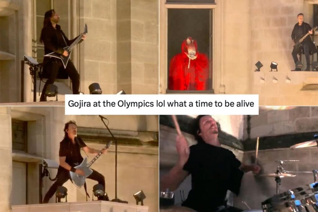 Lovers React to Gojira Enjoying at 2024 Olympics Opening Rite Lovers React to Gojira Enjoying at 2024 Olympics Opening Rite