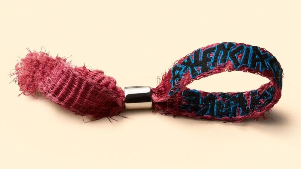 Model corporate Balenciaga is promoting “distressed” competition wristbands for as much as £3,700