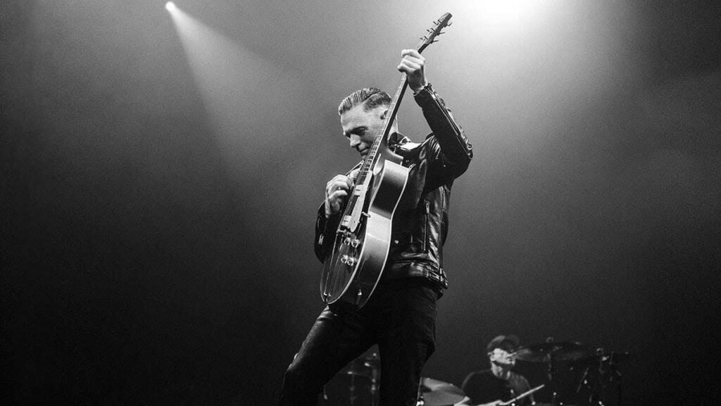 Watch the video for Bryan Adams’ model of Rock And Roll Hell